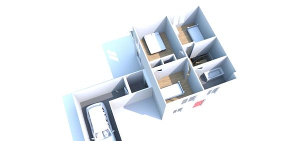 Pavillon 4 pièces en location à Eu - Photo 2