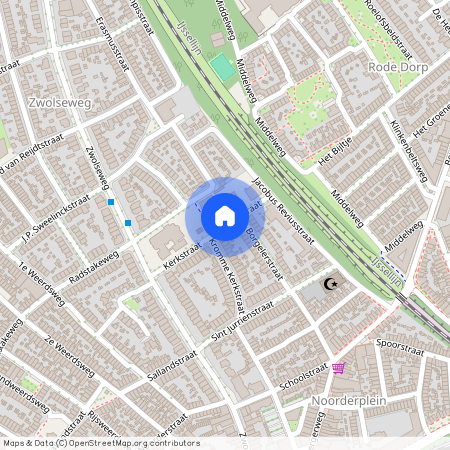 Zwolseweg, 7412 XM, Kerkstraat, Deventer