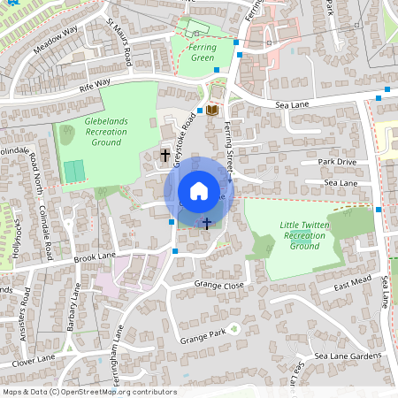 Church Lane, Ferring, Worthing, West Sussex, BN12