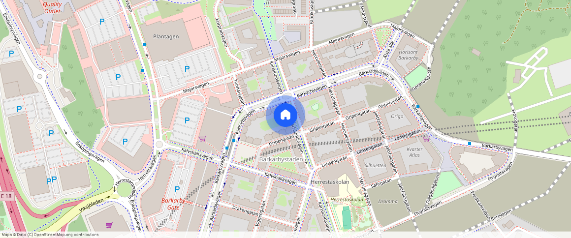 Karlslundsvägen **, Barkarbystaden