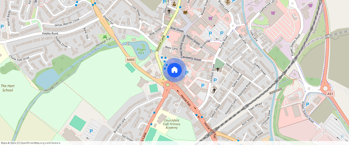 Upper Brook Street, Rugeley, WS15