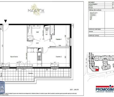 Appartement 3 Pièces 62 m² - Photo 2