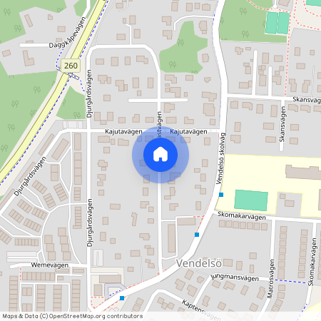 Mastvägen, Vendelsö