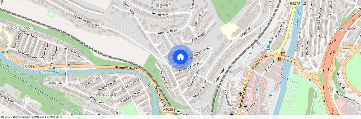 Llwynmadoc Street, Graigwen, Pontypridd, CF37