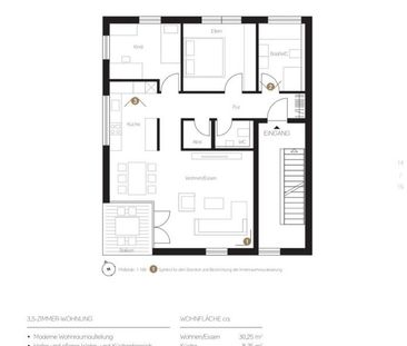 Moderne 3,5-Zimmer-Neubauwohnung in Esslingen-Sulzgries - Photo 1