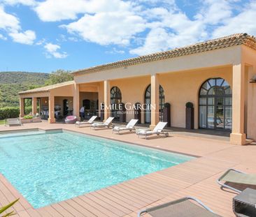 Villa à la location - Grimaud- Vue mer sur le golfe de Saint-Tropez - Photo 5