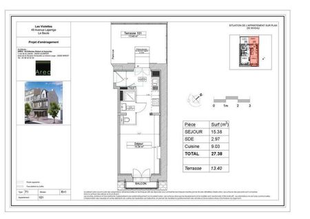 Appartement 1 pièce - - Photo 2