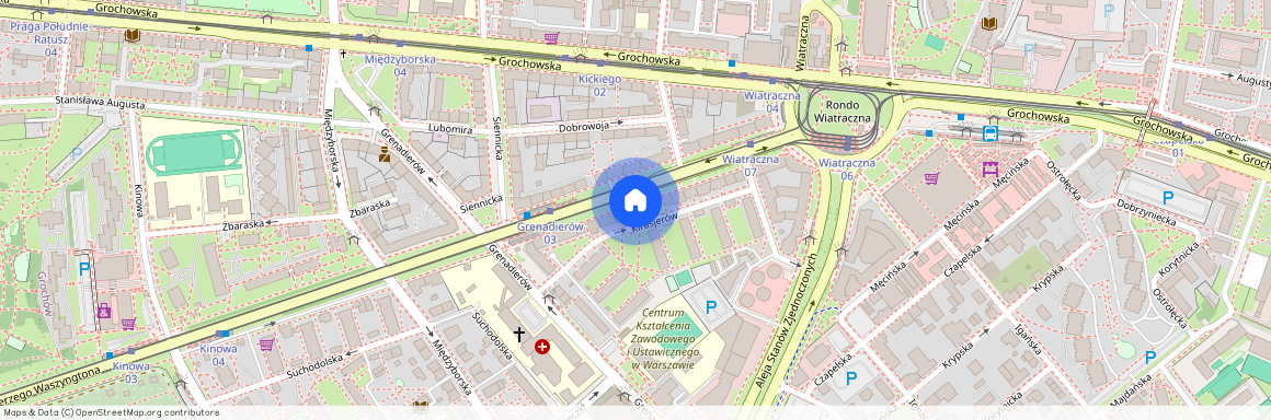 al. Aleja Jerzego Waszyngtona, Grochów, Praga-Południe, Warszawa, mazowieckie