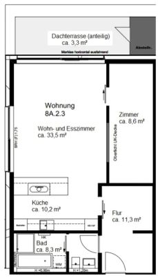 1,5-Zimmer-Wohnung im Ortskern von Wellingsbüttel - Foto 1