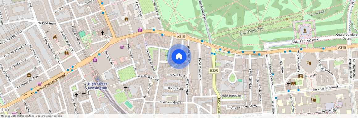 Prince Of Wales Terrace, Kensington, London, W8