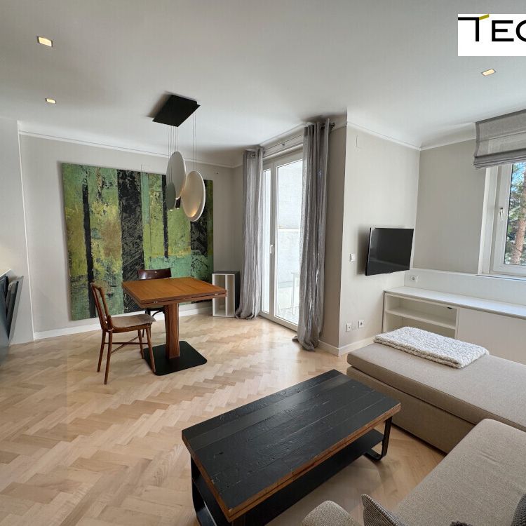 Modernes Design-Studio mit Loggia und Balkon in ruhiger Grünoase - teilweise möbliert - Photo 1