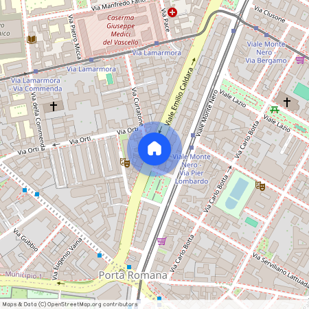 Viale Emilio Caldara, Milan, Lombardy 20122