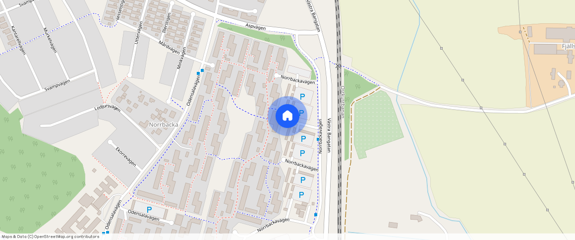 Norrbackavägen, Märsta