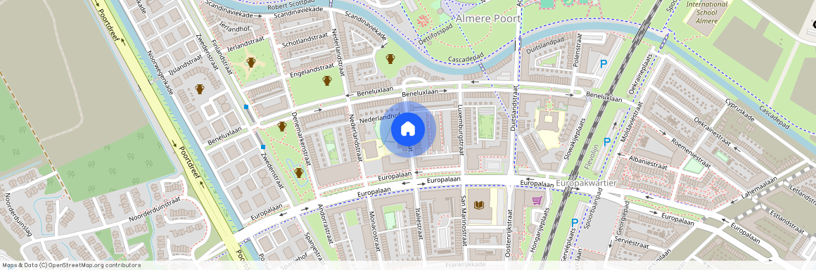 Europakwartier W.-Noord, 1363 BL, Belgiëstraat, Almere