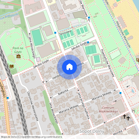 ul. Helska, Dolny Sopot - Haffnera, Dolny Sopot, Sopot, pomorskie