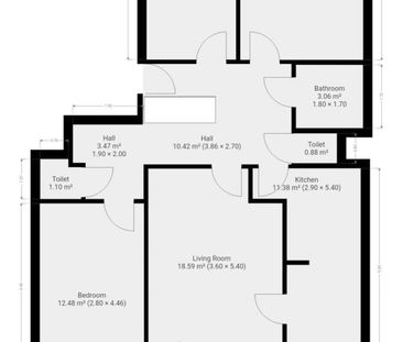 Pronájem bytu 4+1 86 m2 - Fotografie 3