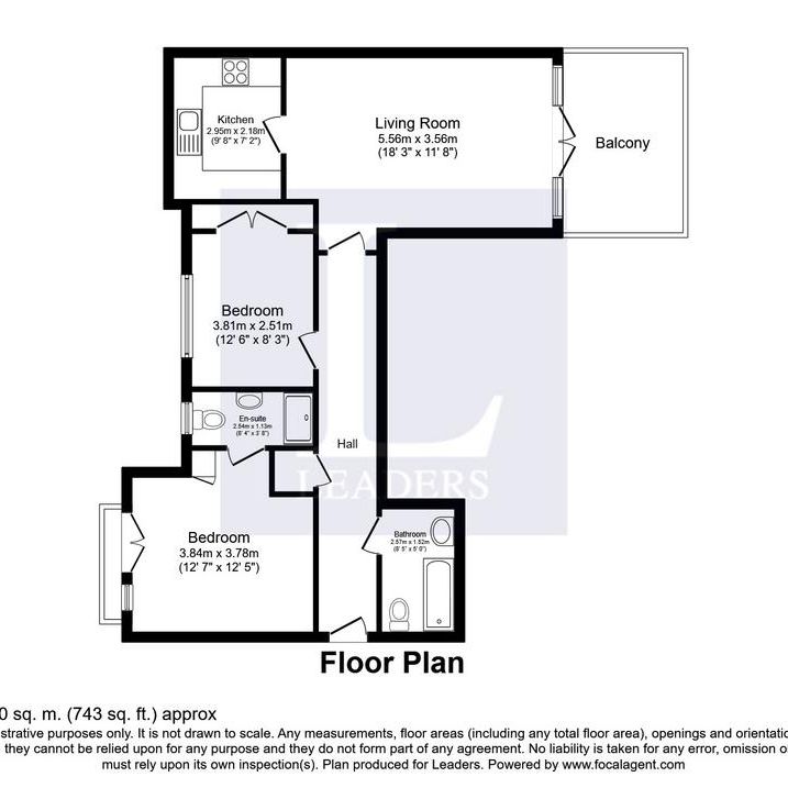 2 bedroom flat to rent - Photo 1