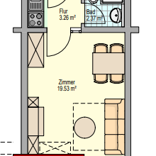 Renoviertes Studentenapartment, direkt neben der Uni! - Foto 1