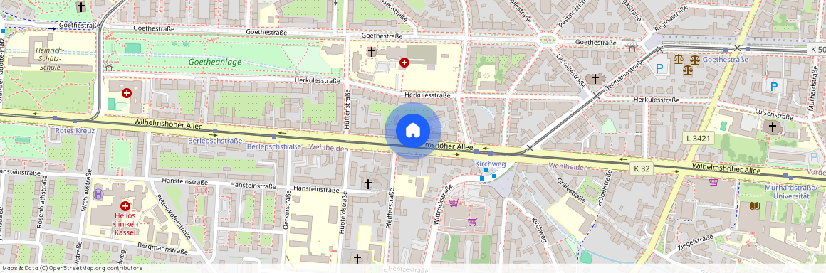 Wilhelmshöher Allee 140, 34125 Hessen - Kassel