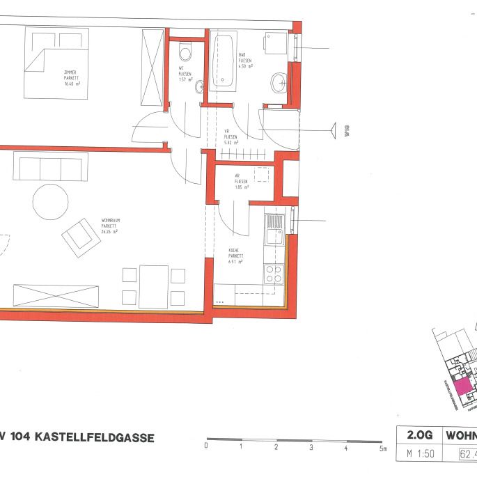 Kastellfeldgasse 39/10 - 2 Zimmer Wohnung Nähe TU - Photo 2