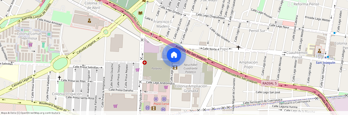 Se departamento Lago Zurich #180, Colonia Granada, C.P. 11520, Df / Cdmx
