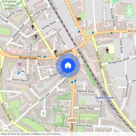 Middle Lane, Teddington, Middlesex, TW11