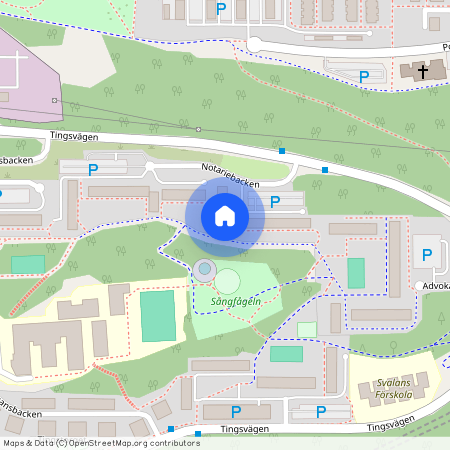 Notariebacken 11, Alby