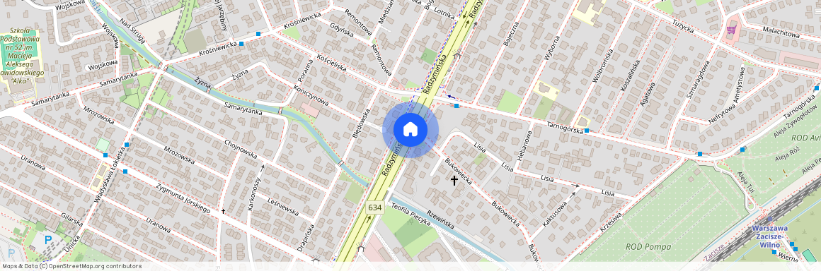 ul. Radzymińska, Zacisze, Targówek, Warszawa, mazowieckie