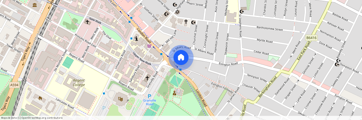 Evington Road, Off London Road, Leicester