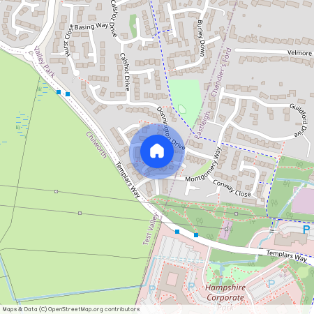 Warblington Close, Valley Park, Chandler's Ford