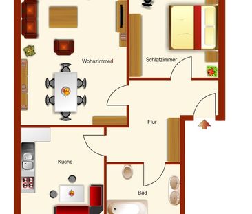 Erstbezug nach Sanierung: 2 Zimmerwohnung zu vermieten. - Photo 6