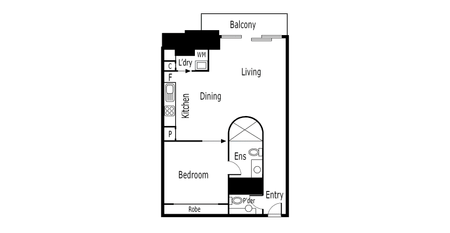 PARTLY FURNISHED ! Beautiful One-Bedroom Apartment in the Iconic Eureka Tower - Photo 3