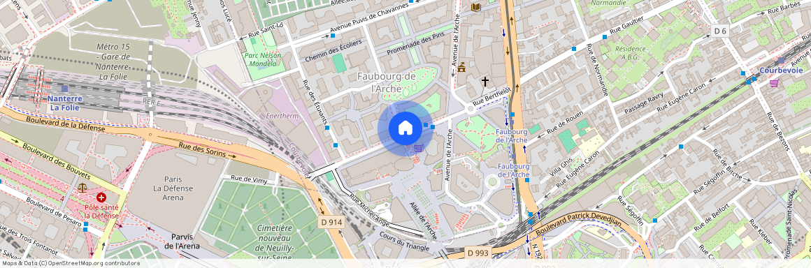 Avenue Léonard de Vinci, Francja, Courbevoie