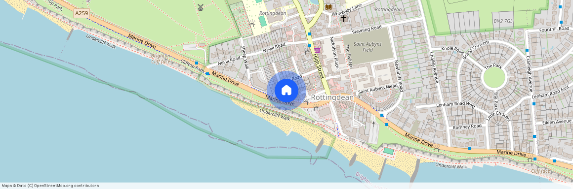 Penthouse Flat 17, Teynham House, Marine Drive, East Sussex, BN2 8LZ, Brighton