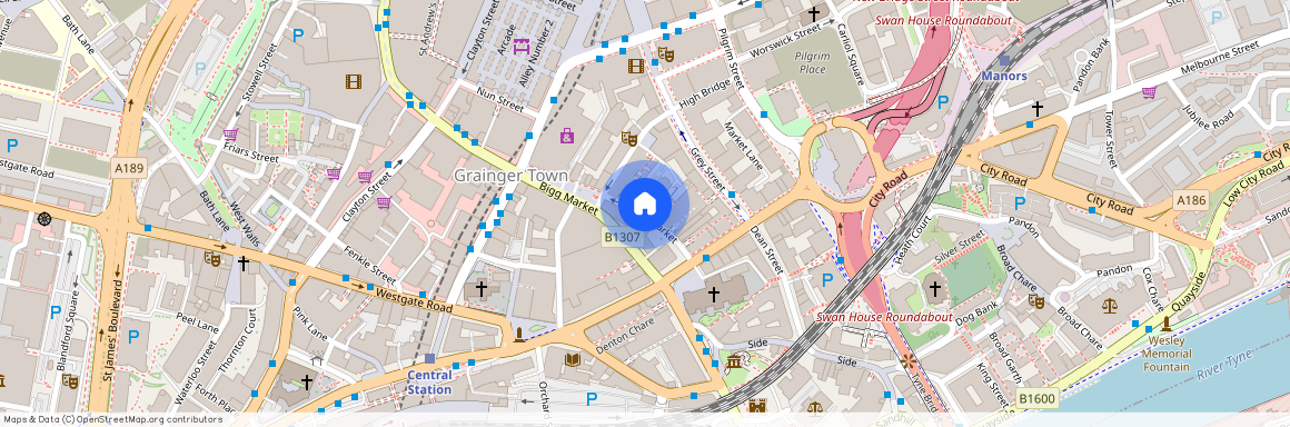 Cloth Market, Newcastle, Newcastle upon Tyne, Tyne and Wear, NE1 1EE