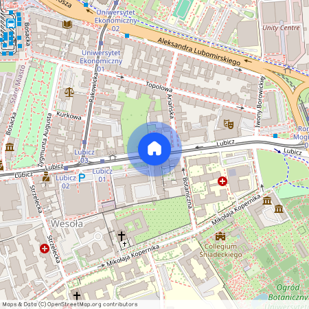 ul. Lubicz, Wesoła Wschód, Grzegórzki, Kraków, małopolskie