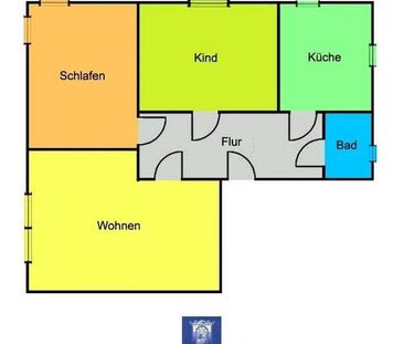 Großzügige 3-Zimmerwohnung mit Wohnküche in zentraler und grüner Lage! - Foto 1