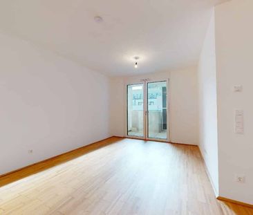 Ruhelage: moderne 2-Zimmer-Wohnung mit Loggia nahe Donau - Photo 1