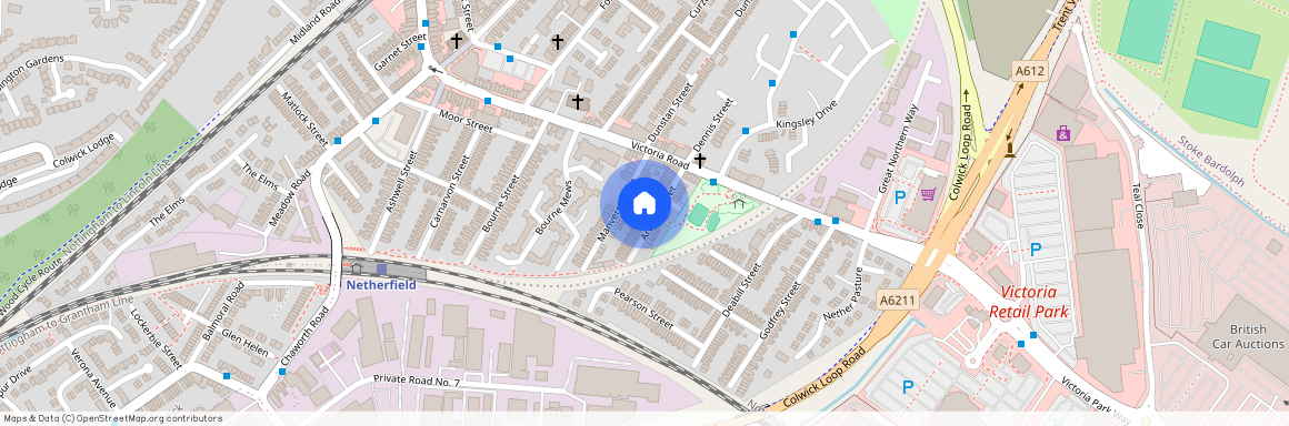 unnamed road, Netherfield, NG4 2HN, United Kingdom, Gedling
