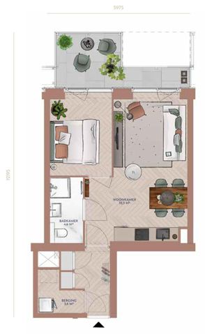 Appartement te huur: Baan 34-A12 3011 CB Rotterdam - Photo 2