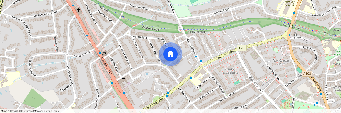 Hornsey Lane Gardens, N6 5NY, Highgate