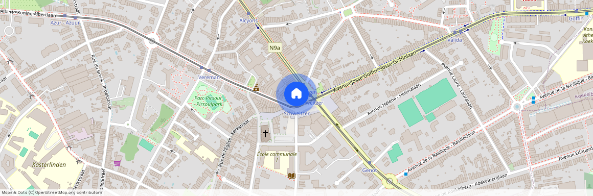 Dokter Schweitzerplein, 9, 1082, Sint-Agatha-Berchem