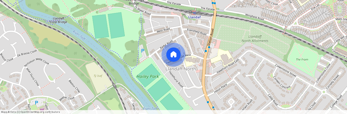 Hawthorn Road West, Llandaff North, Cardiff, CF14
