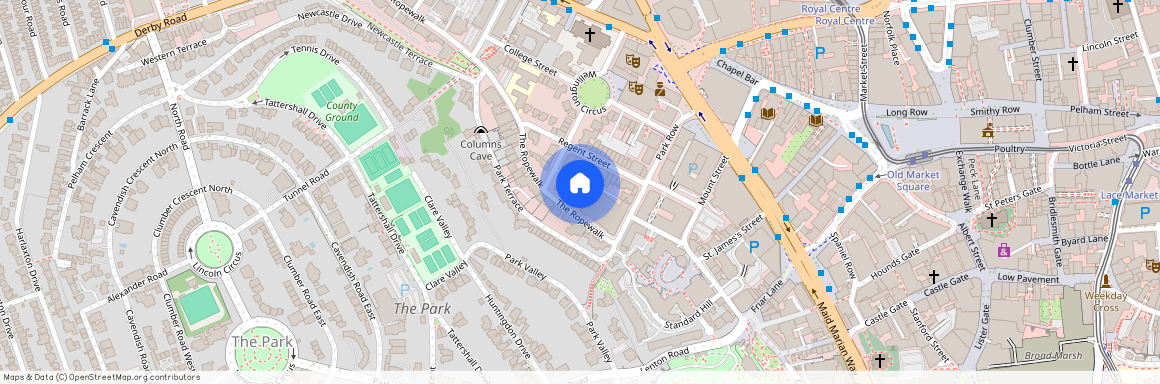 The Ropewalk, Nottingham, NG1, The Ropewalk, Nottingham, NG1