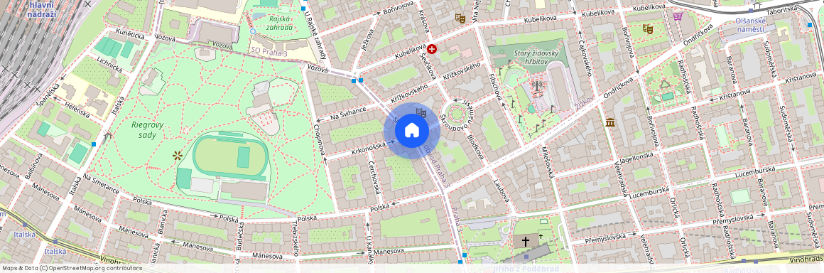 Slavíkova, Praha 2 - Vinohrady, okres Praha