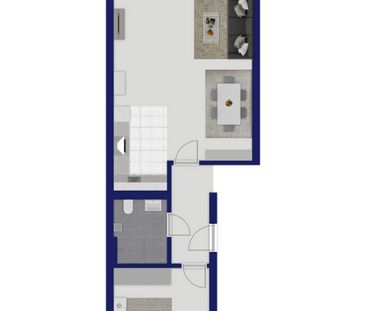 Barrierefreie 2-Zimmer-Wohnung mit Balkon in toller Lage! - Foto 1