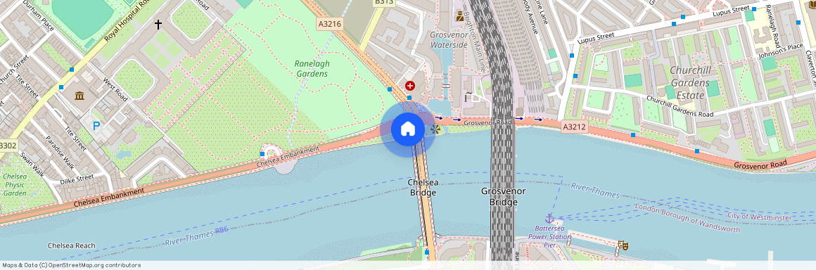 Cadogan Pier, Cheyne Walk, London, SW3