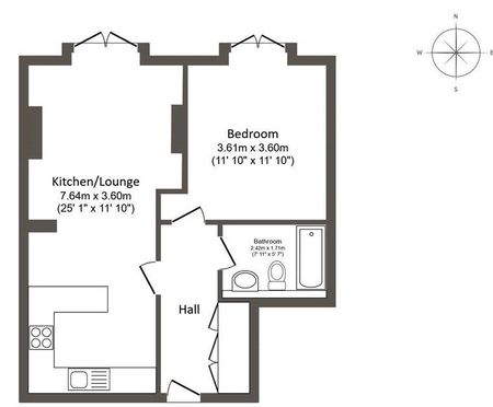 1 Bed Flat, Swan House, E15 - Photo 2