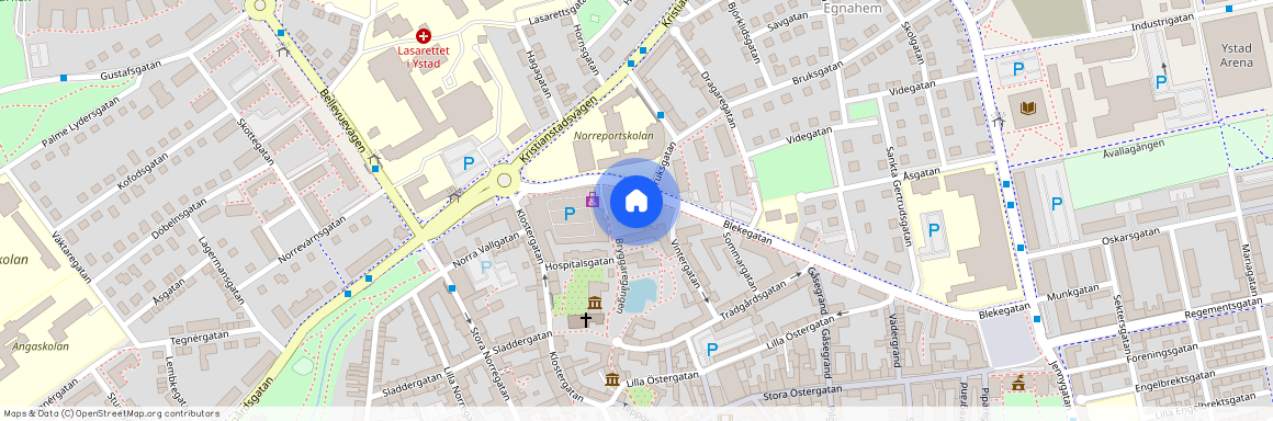 Ystad, Skåne, Blekegatan 27B