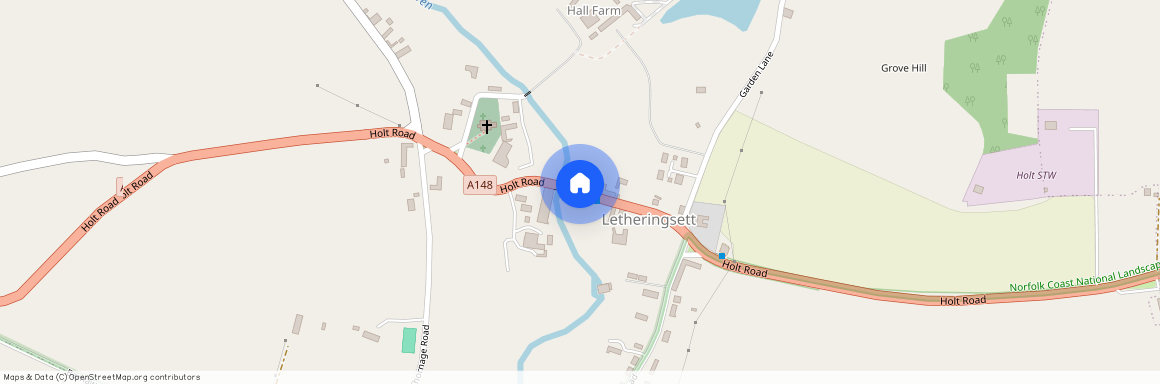 NR25 7AR, Holt